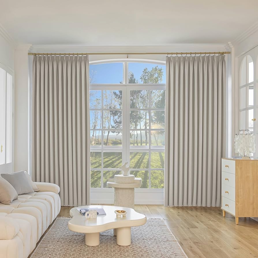 Top 30 Living Room Curtain Design Ideas for a Stylish Home 11 Ceiling-to-Floor Drapes/Curtains