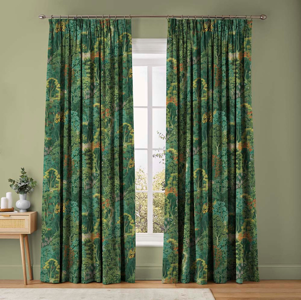 Top 30 Living Room Curtain Design Ideas for a Stylish Home 18 Popping Patterned Curtains